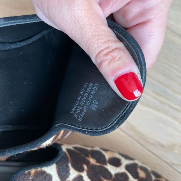 REBECCA MINKOFF Leopard Mule Slides Size 8 - Picture 11 of 11